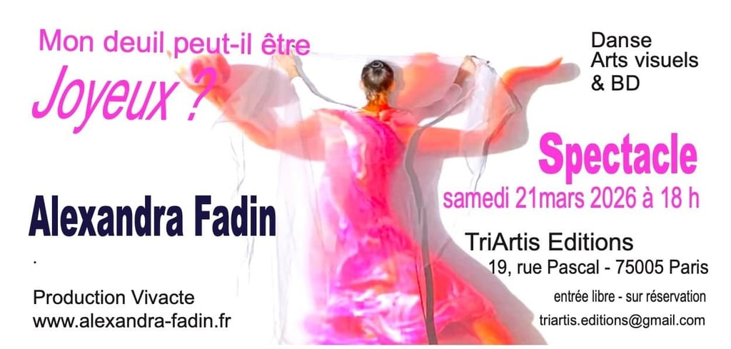 Spectacle Alexandra Fadin : danse, arts visuels & BD