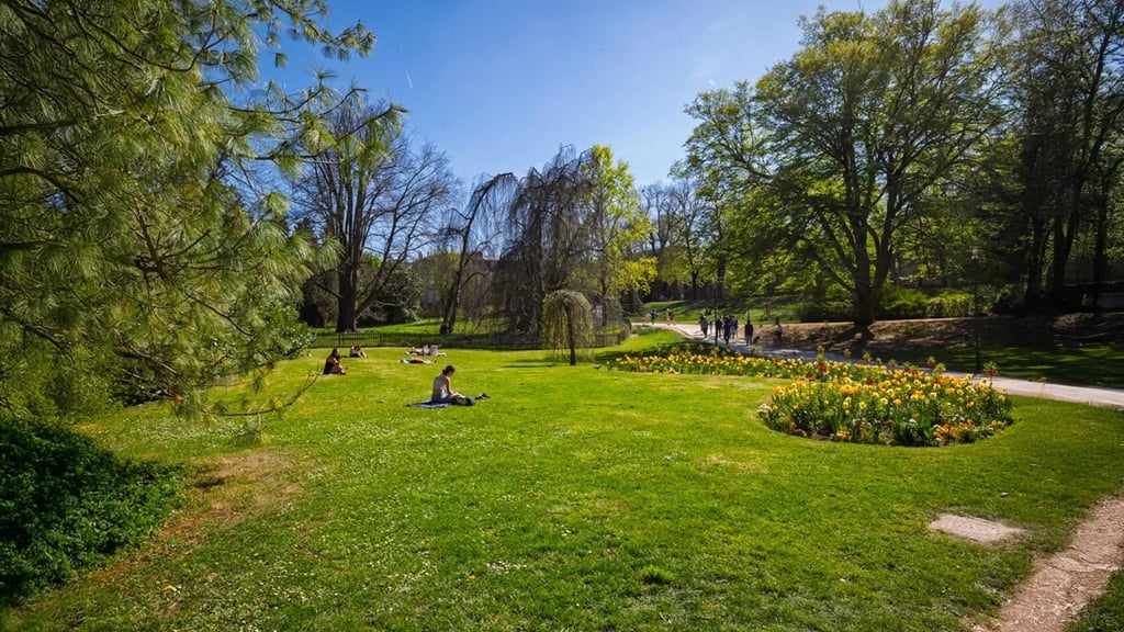 Balade et verre à la pépinière