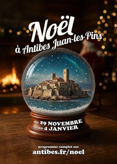 Dejeuner au marché de Noël de Antibes