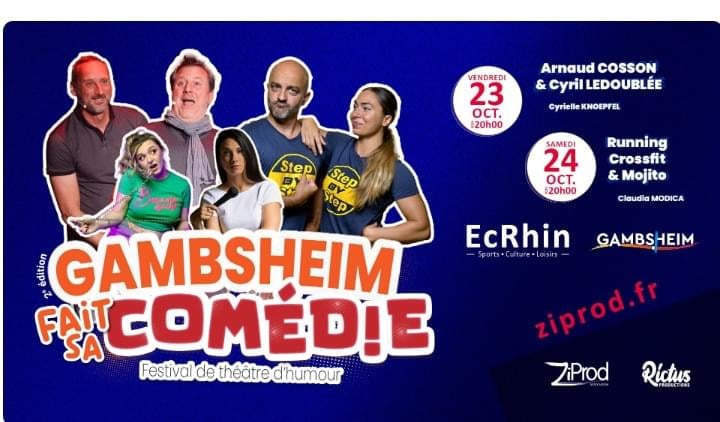 Festival Gambsheim fait sa comédie