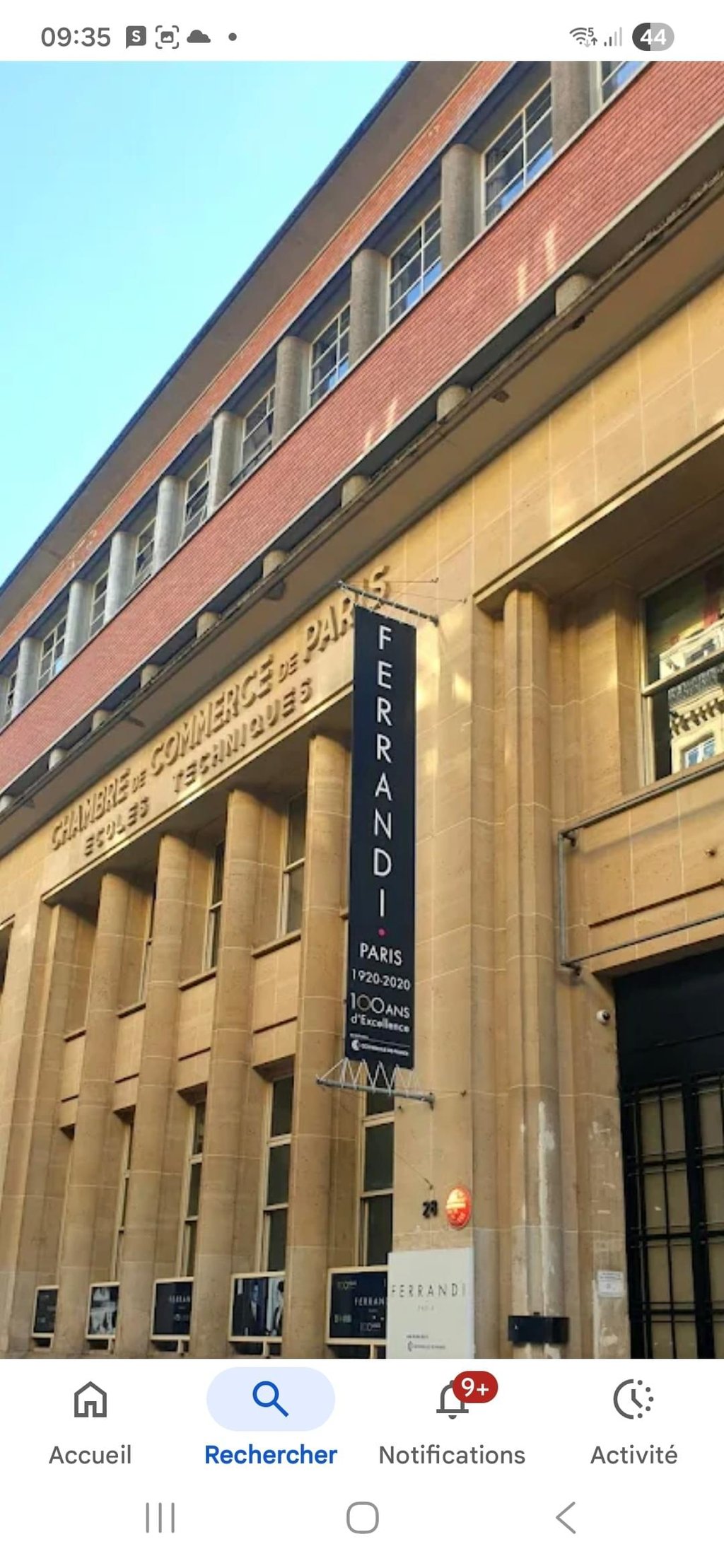 Dejeuner restaurant d application Ferandi