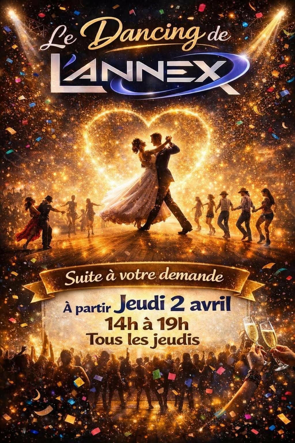 à 14h Toutes danses à L'Annex dancing