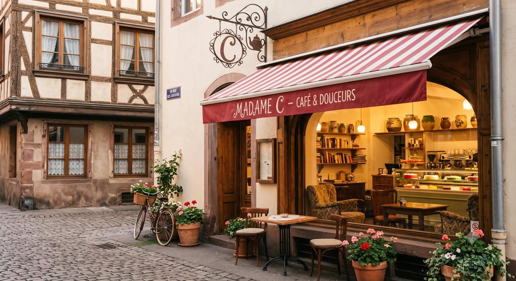 Cafe Merciere, Spring in Lyon, 2025
