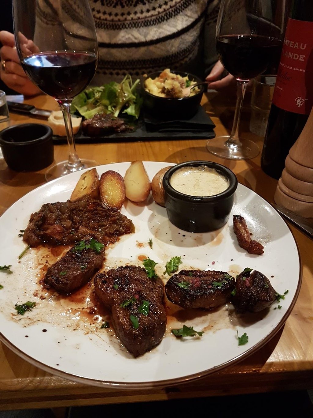 Déjeuner au restaurant Les Drôles 