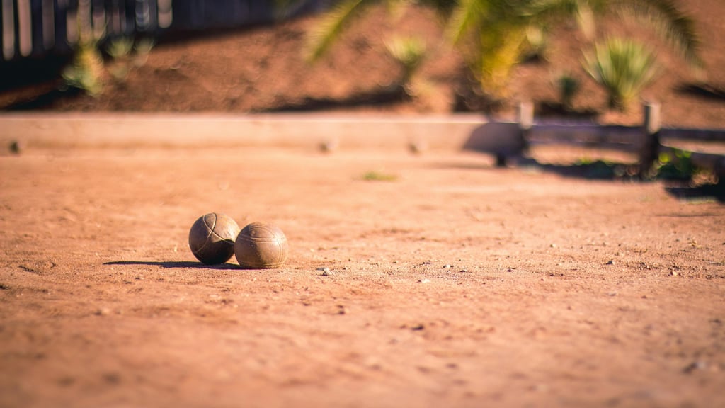 Pétanque au jardin des Tuileries entre membres