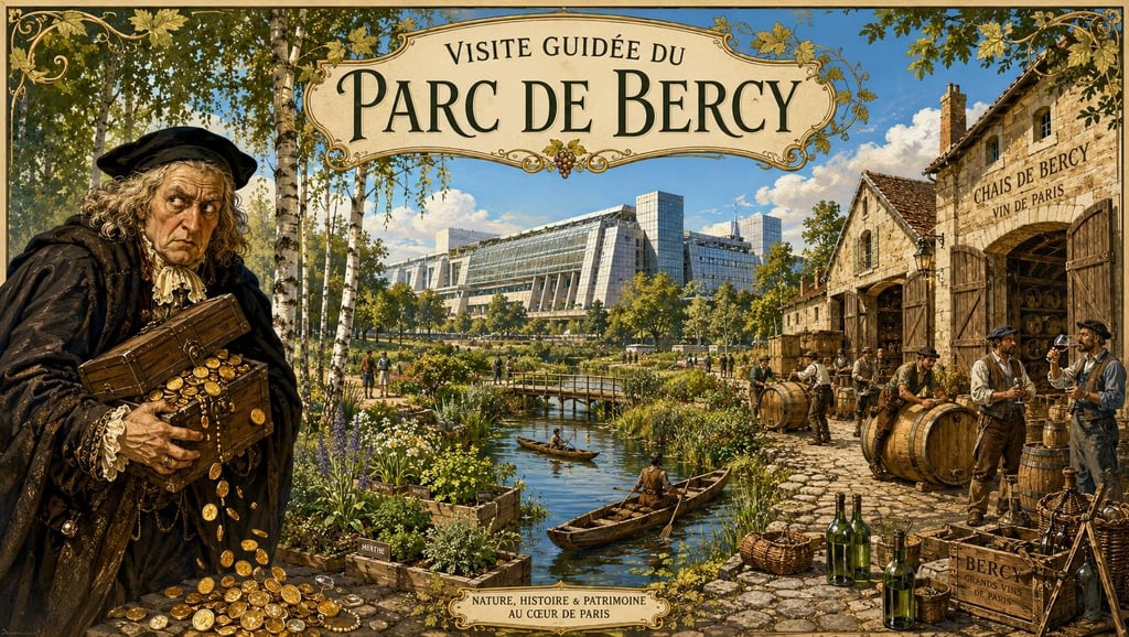 Visite du parc de Bercy
