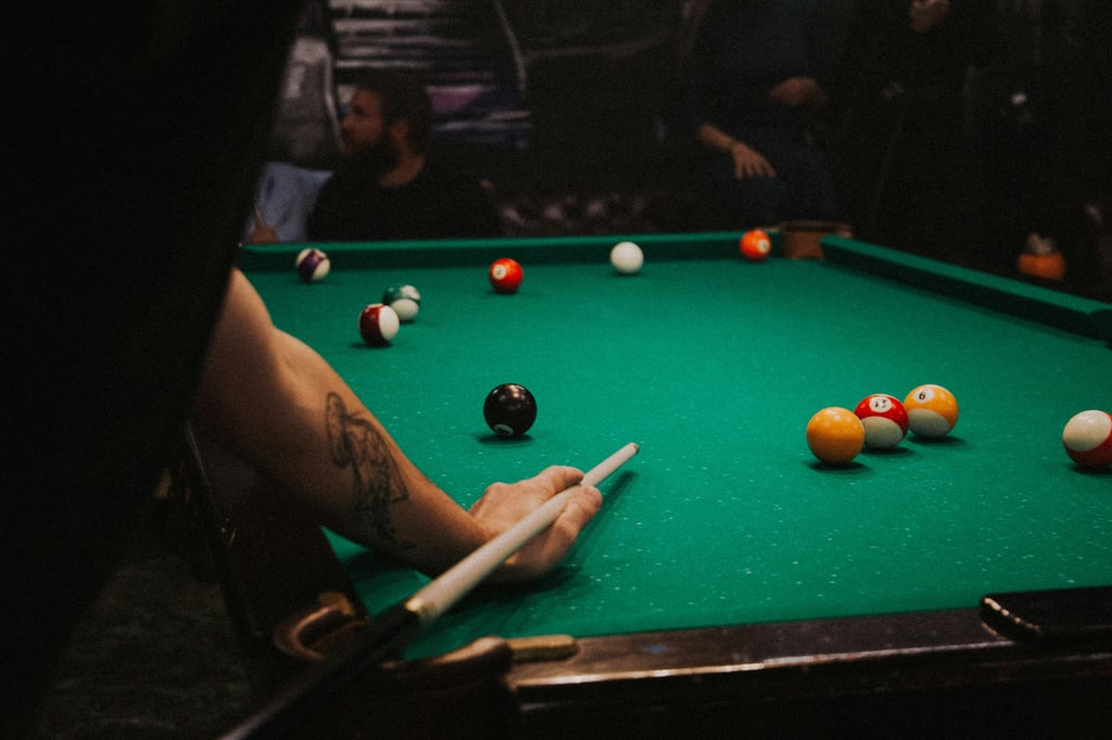 billard avec Fleur !