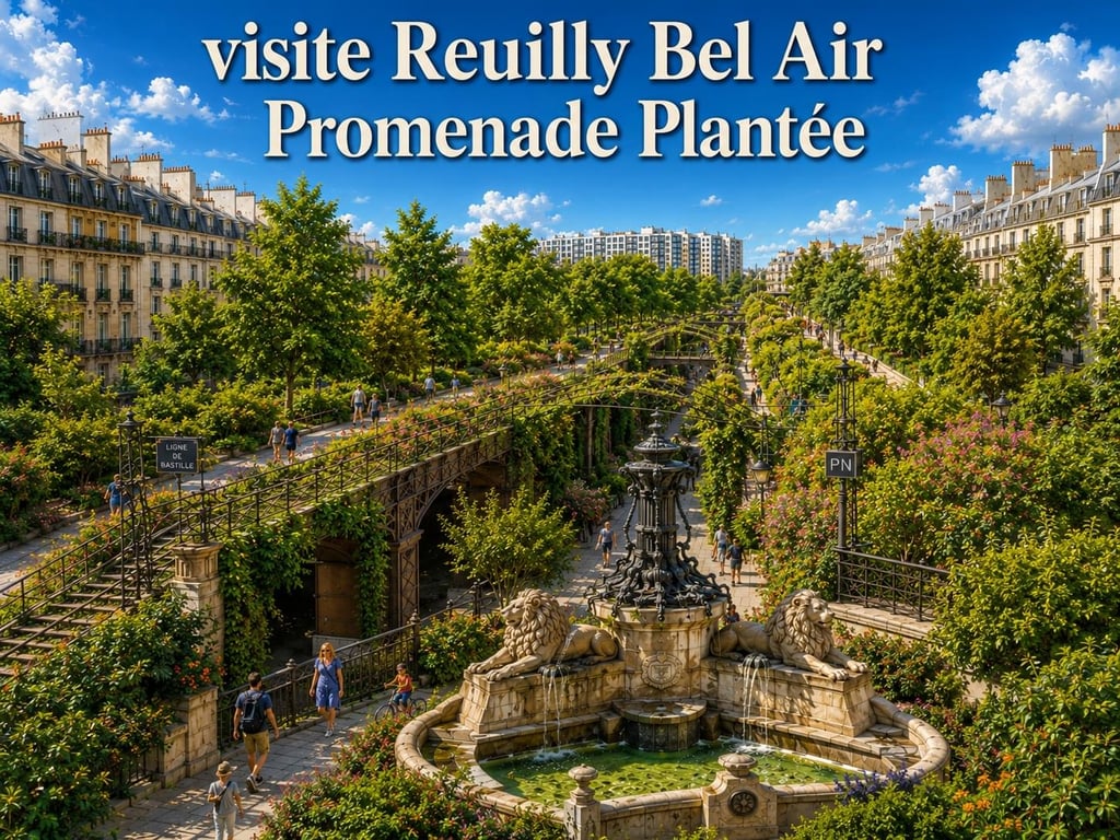 Reuilly , Bel-Air et promenade plantée