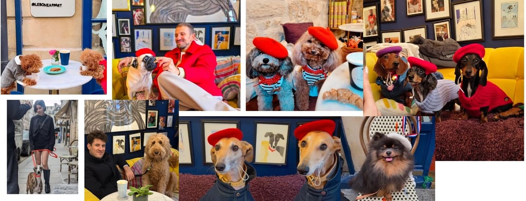 Un petit café pour les amoureux de chiens !