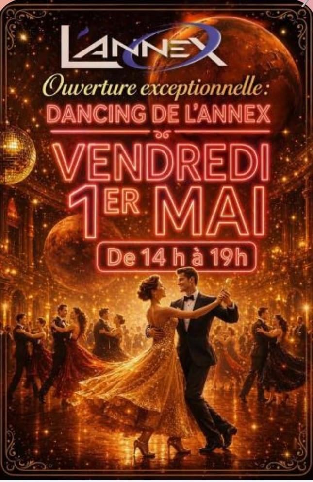 A group of people dancing in front of a building