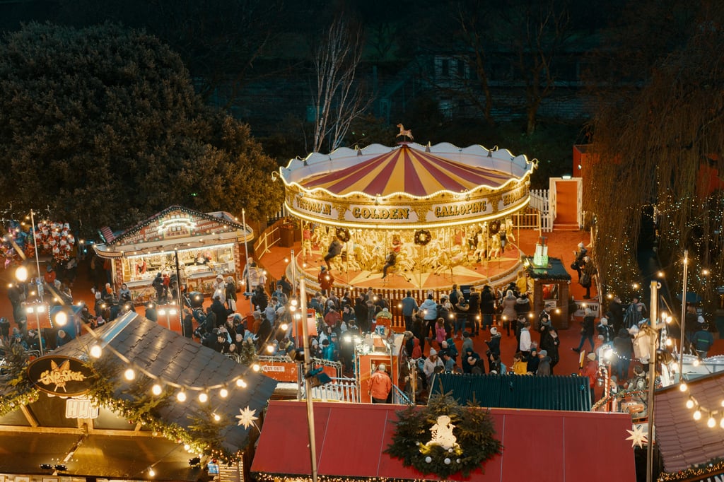 Marché de Noël au village médiéval de Perouges