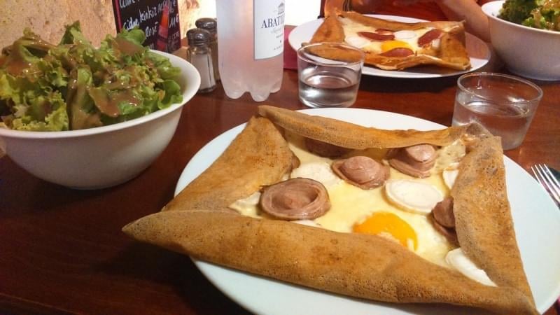 Dîner chez nom d'une crêpe