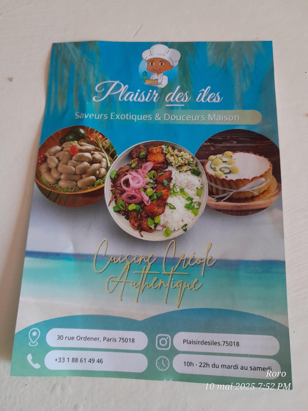 Voyage des papilles au Plaisir des Îles