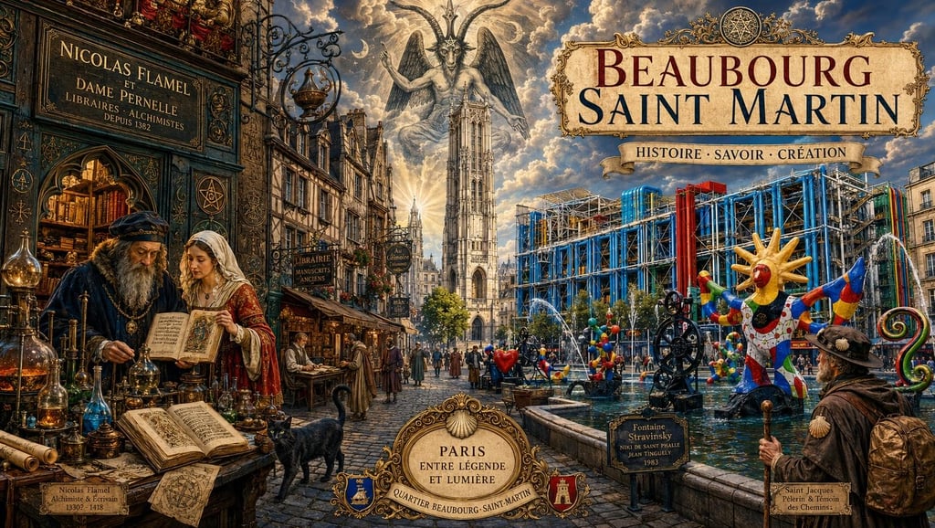 Visite de Beaubourg à Saint Martin