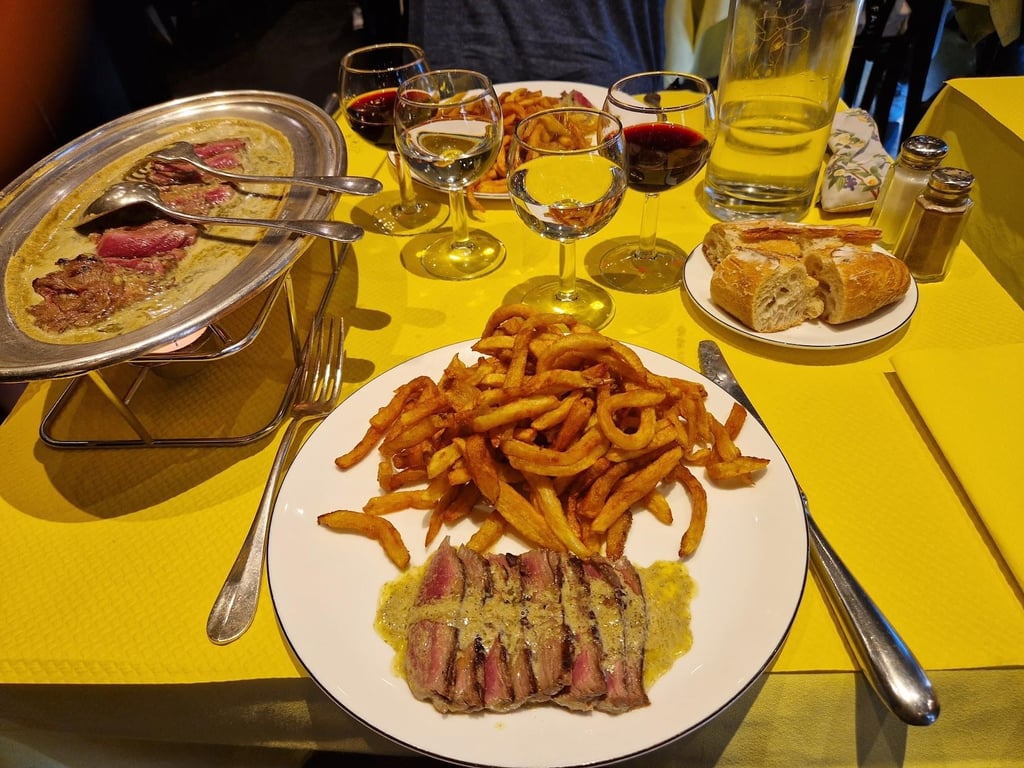 Viande savoureuse à l'Entrecôte