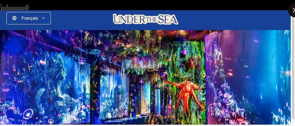 dejeuner au fond de la mer...