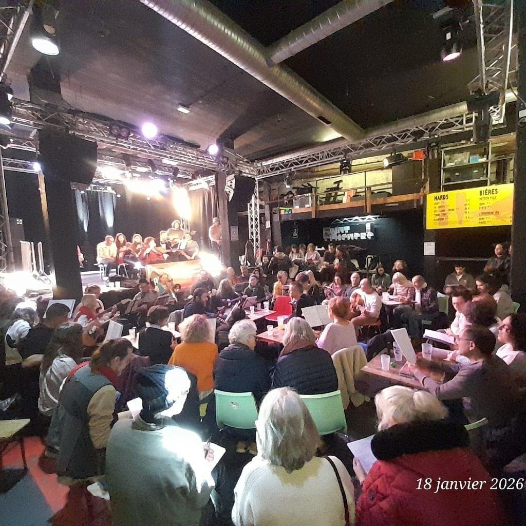 Venez chanter 🎶 🎵 au Bœuf du Lundi de Pâques au Point Ephémère🎻