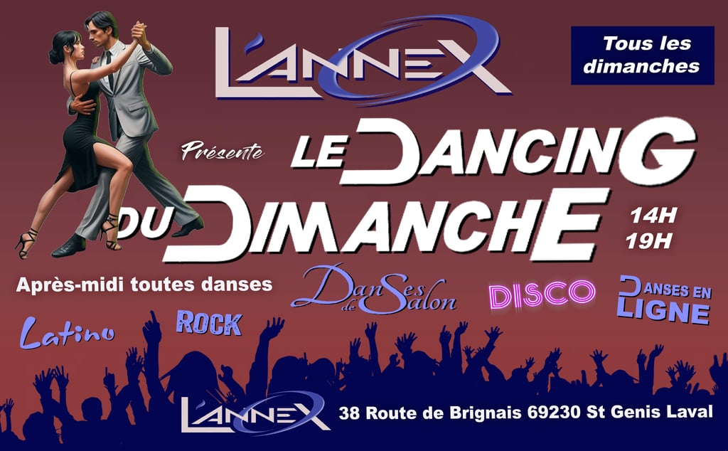 à 14h Toutes danses à L'ANNEX dancing