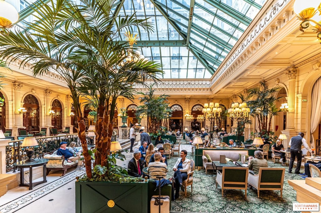 Tea time au bar du grand hôtel , la Verrière