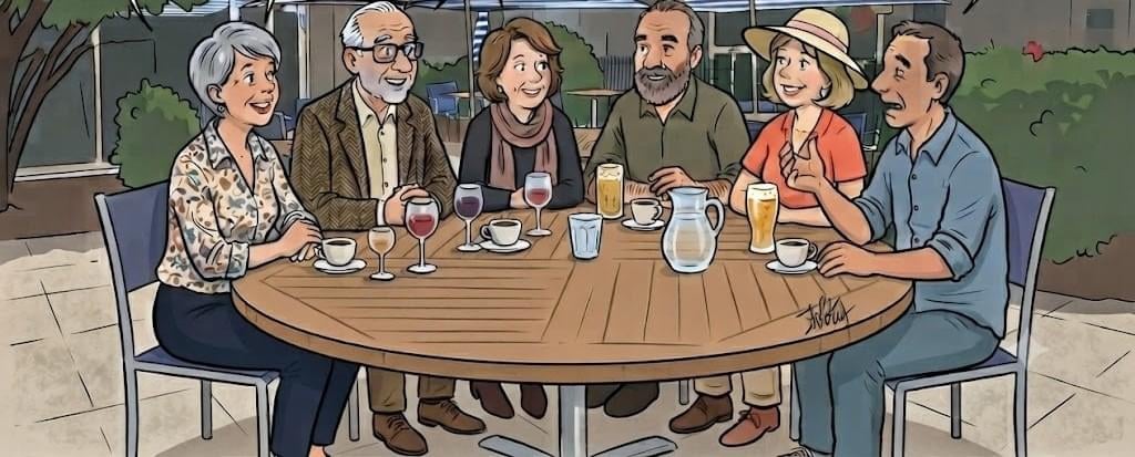 Un cocktail dans un bar feutré