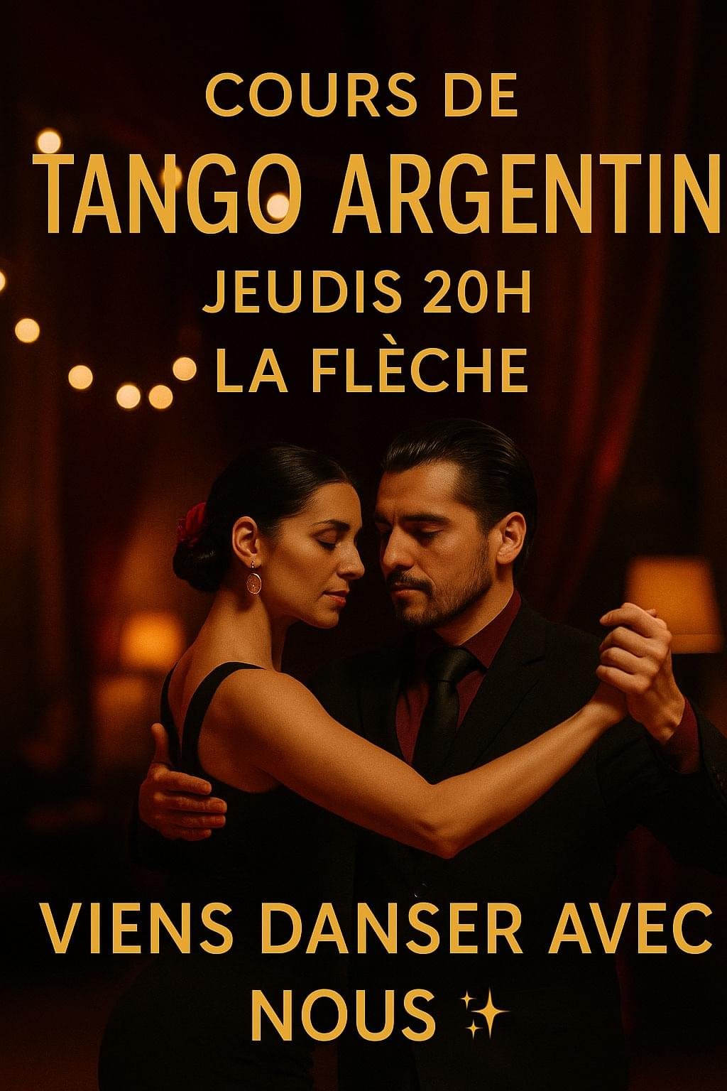 Tango argentin portes ouvertes au Carroi La Flèche