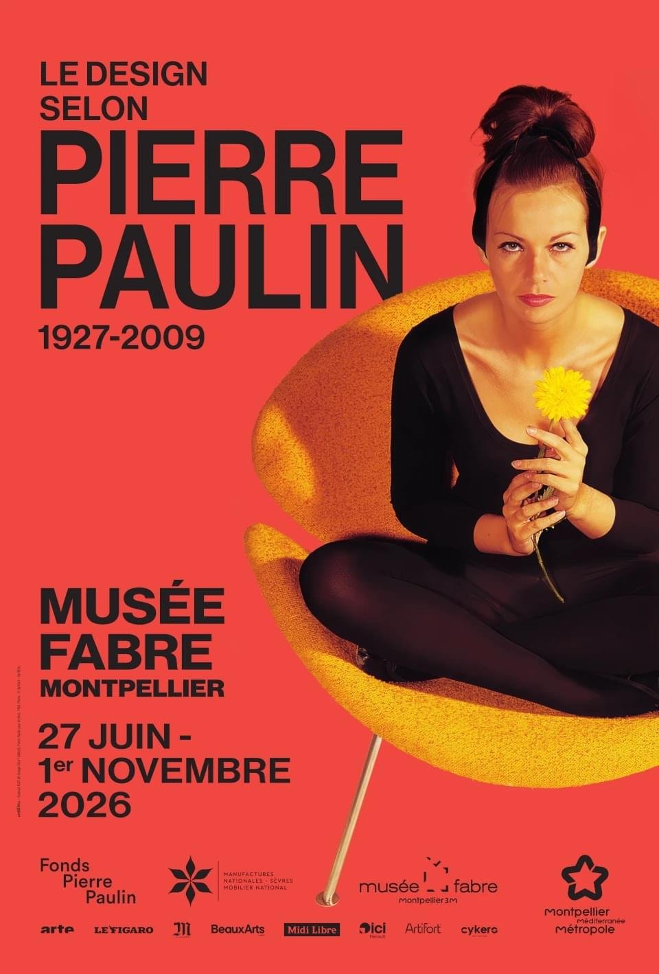 🪑 Rétrospective "Pierre Paulin" au Musée Fabre