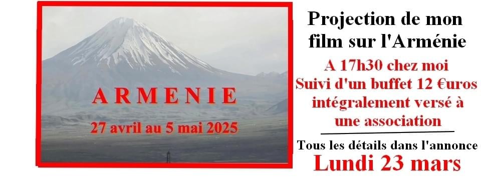 Projection film sur l'Arménie +buffet