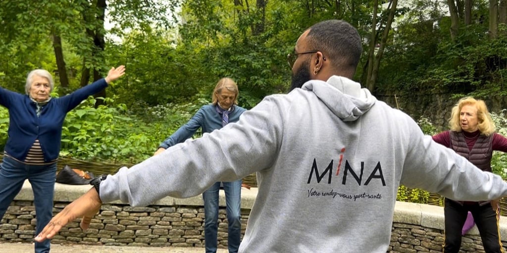 Parcours santé au Parc André Citroën dans le 15ème