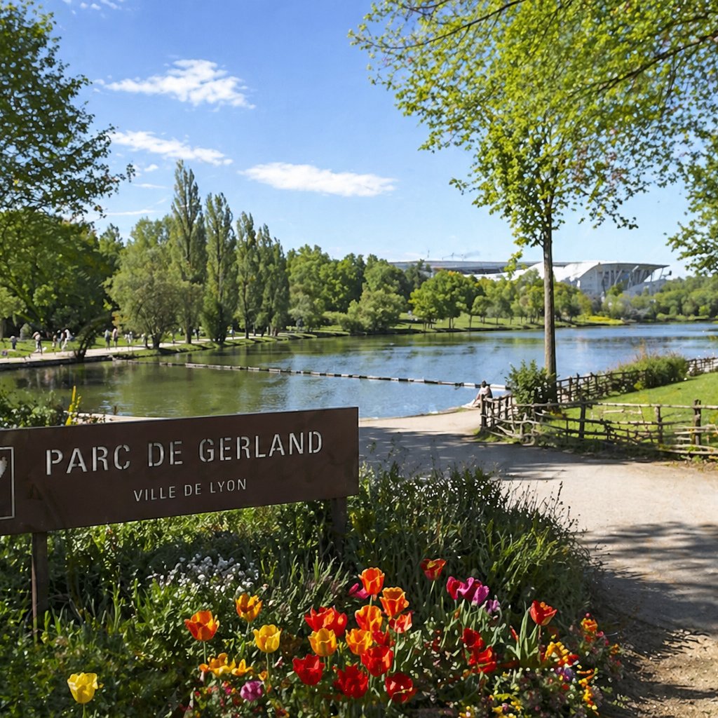 Une rando urbaine au Parc de Gerland et Pique-nique
