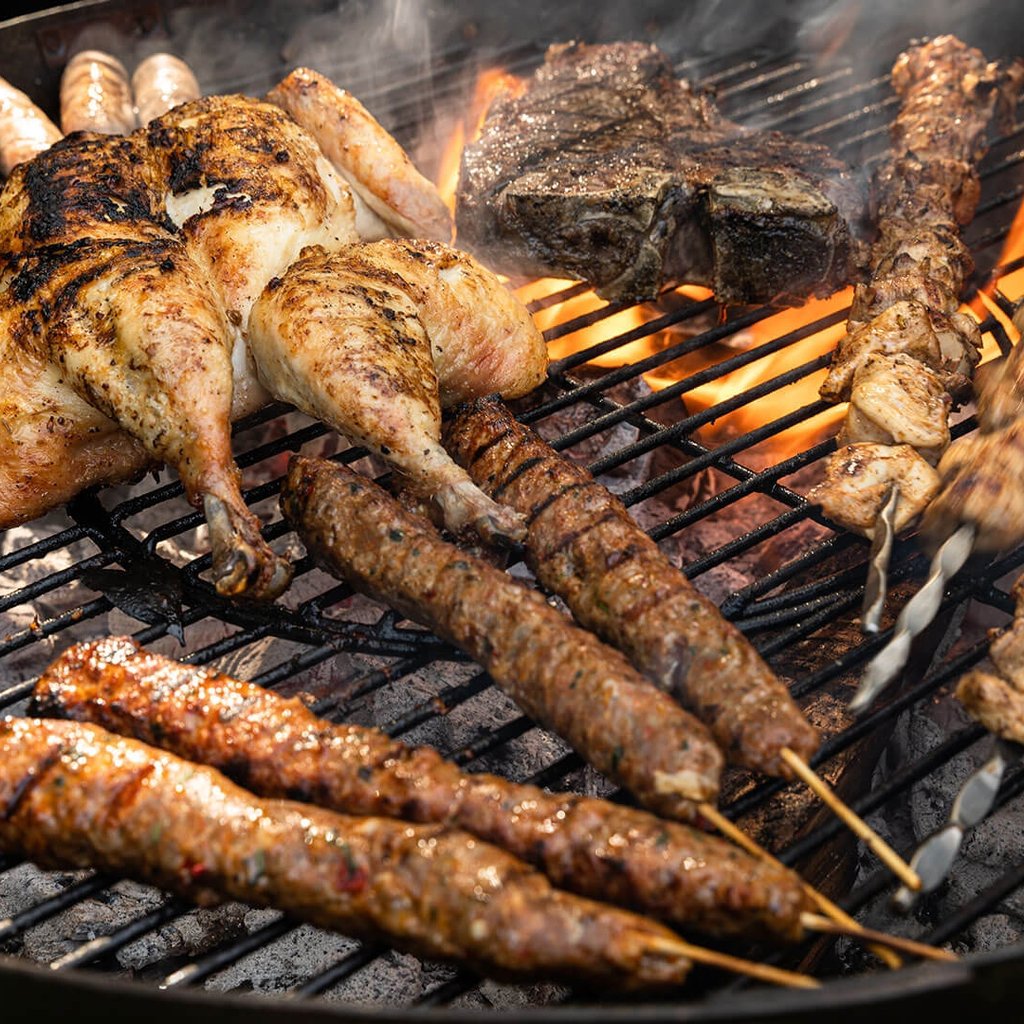 Barbecue dans un jardin place Sébastopol