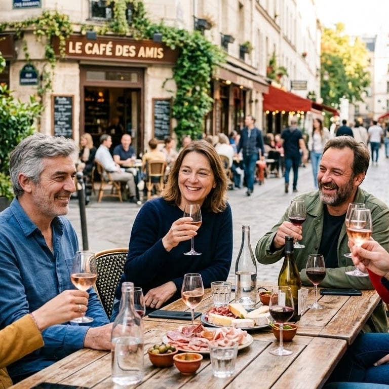 people sitting on chair near building during daytime