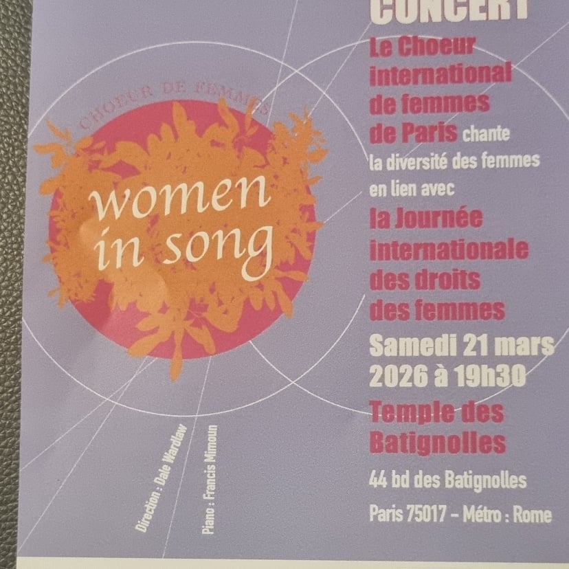 Chœur  International de femmes de Paris 🗽chante  🌍