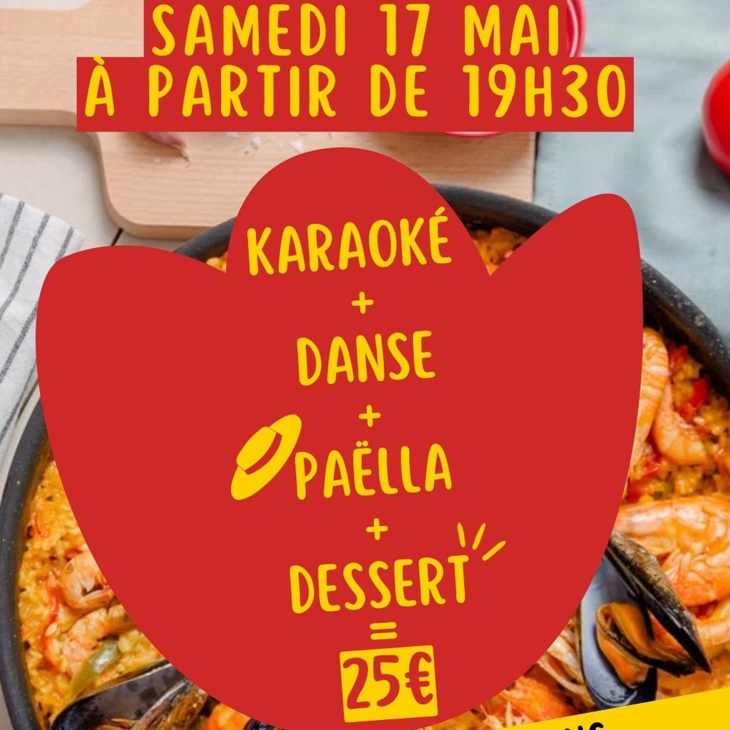 KARAOKÉ, DANSE ET PAËLLA