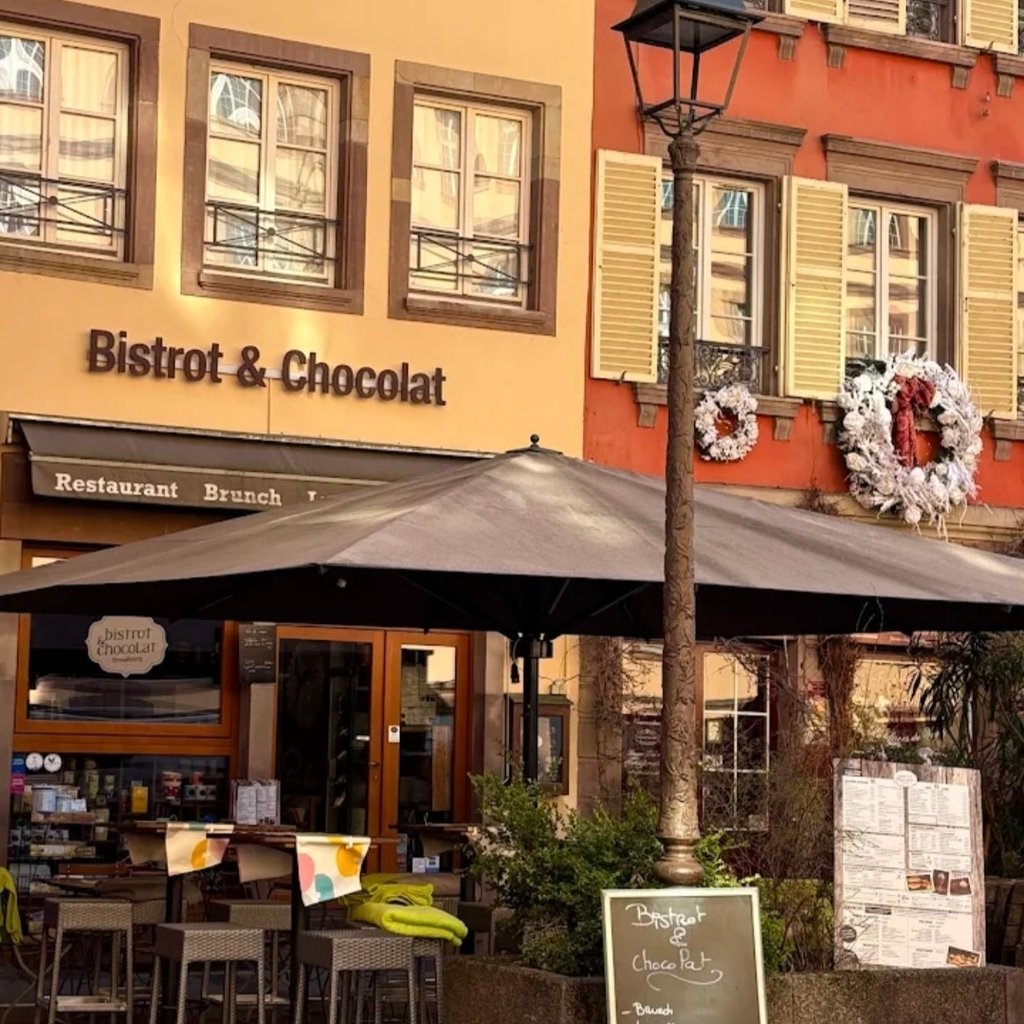 Chocolat noir chaud chez Bistrot & Chocolat