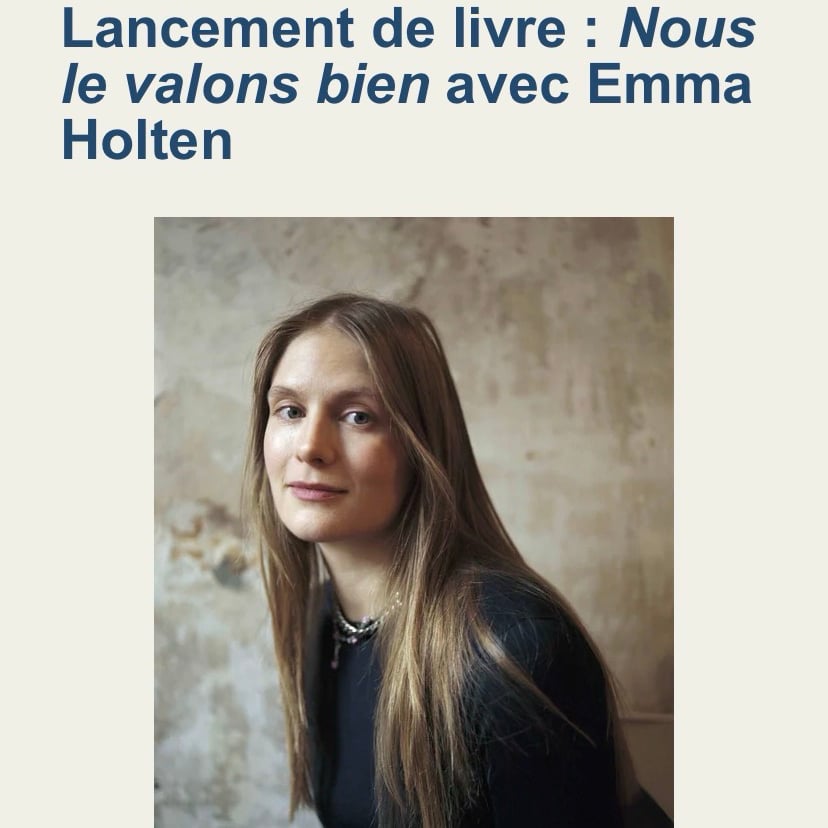 Lancement du livre : Nous le valons bien😉