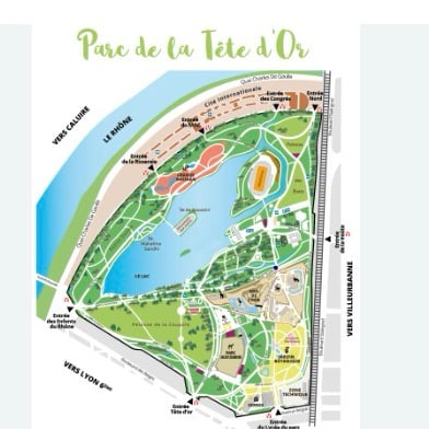 Marche grand tour du parc tête d’or 4 kms