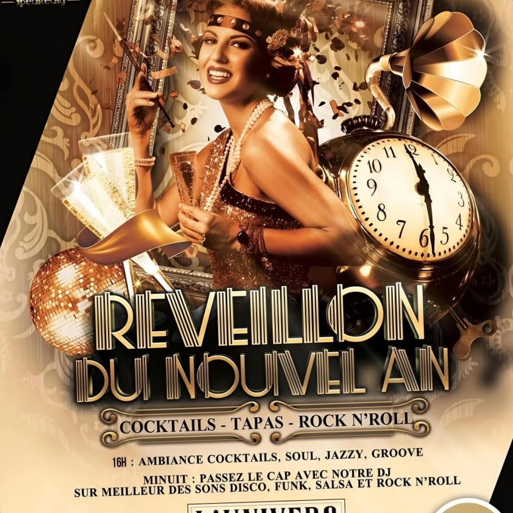 Rejoignez-moi le mardi 31 janvier pour le dernier coktail de l année à l Univers Speakeasy 