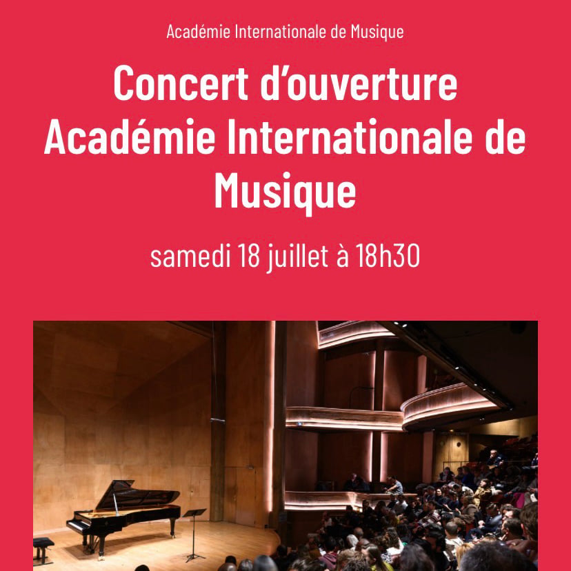 Concert 🎶 d’ouverture Salle Cortot 🎹