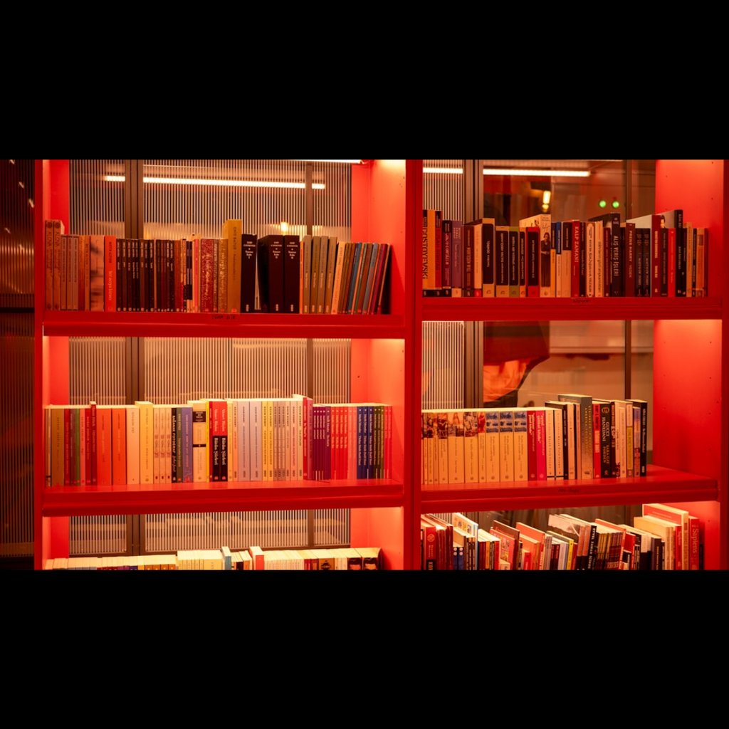 a book sitting on top of a rug