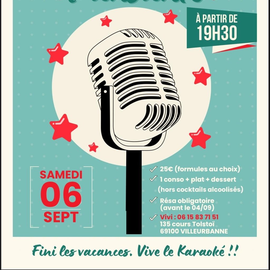 SOIREE KARAOKÉ DANSANTE 