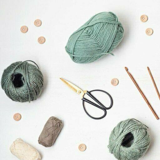 crochet with marsala mesh yarn
