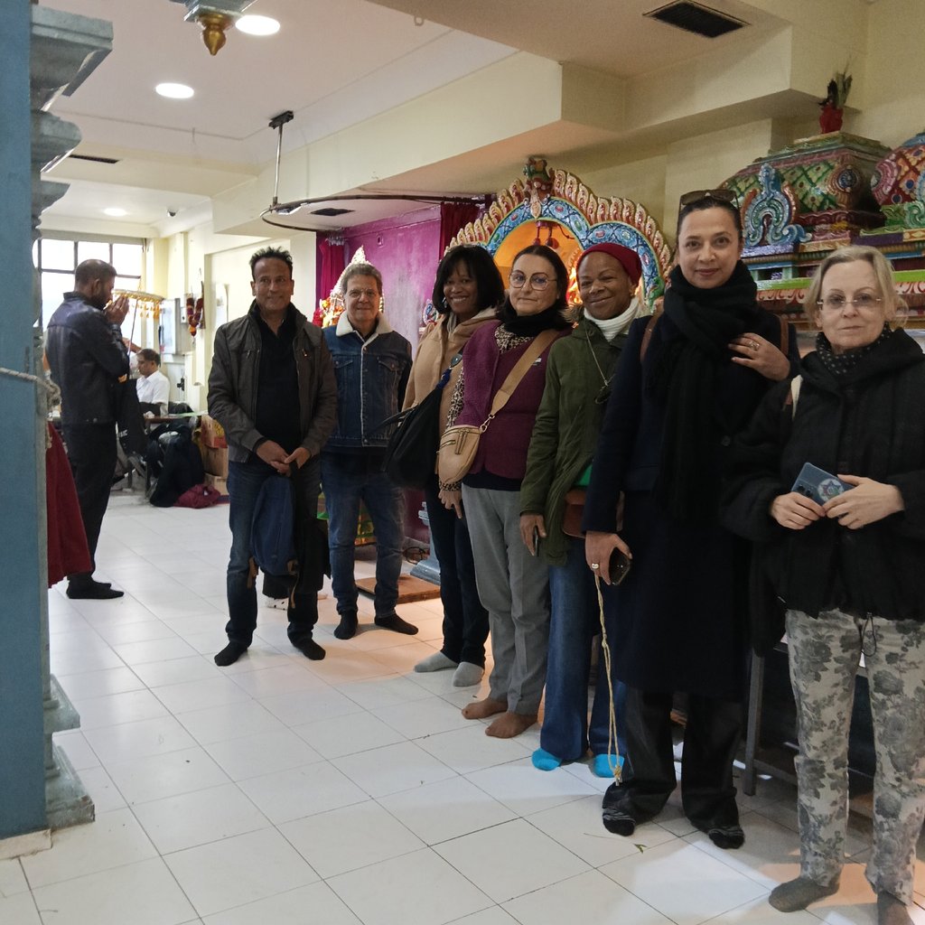 L Inde à Paris Temple quartier. Repas