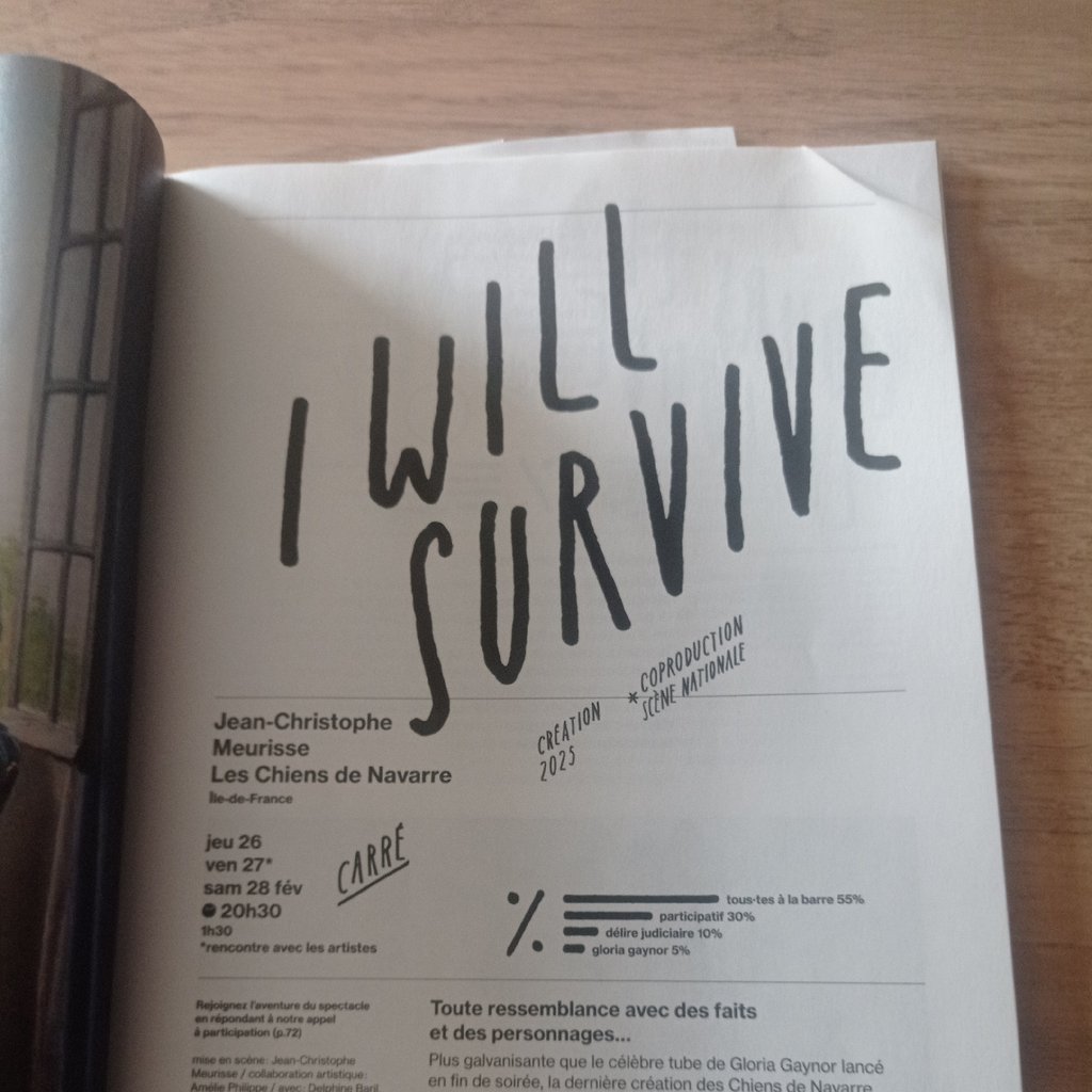 Spectacle I will survive