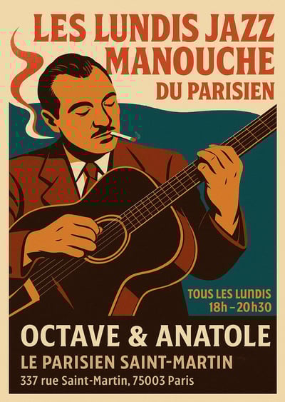 Activité Annulée (Apéro Jazz Manouche du Lundi)