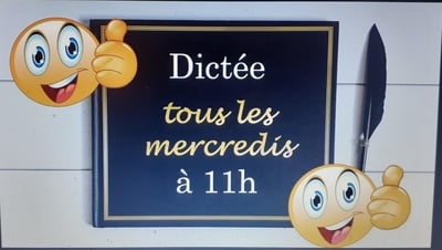 La dictée de la semaine