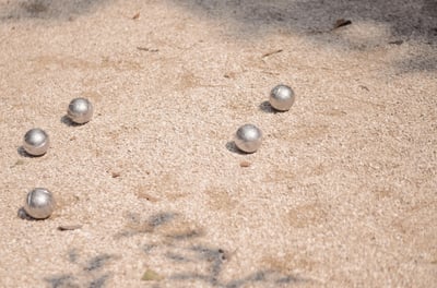 Pétanque & verre de l’amitié aux Tuileries !