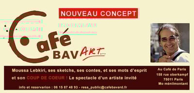 Un Café BAV'ART follement Cabaret !