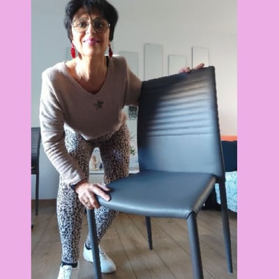 GYM sur chaise avec MaMymiecuisine