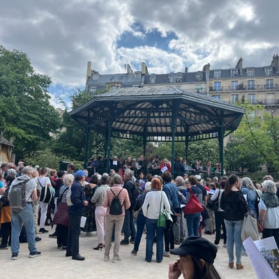 Chorale de rue avec les Bachiques Bouzouks