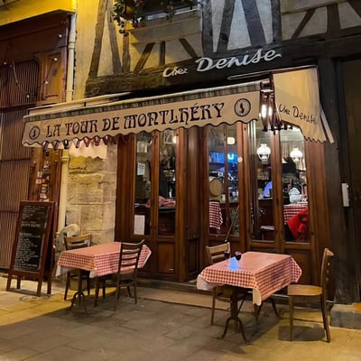 Déjeuner dans un bistrot des Halles avec Pierre ! 